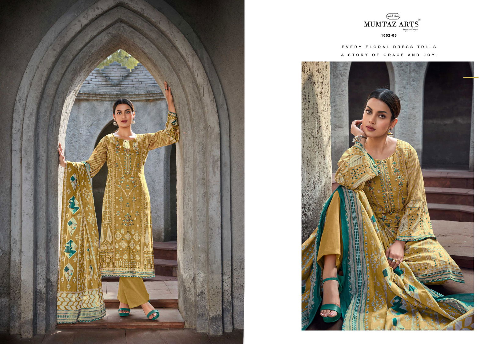 Nimrit By Mumtaz Jam Stain Printed Online Dress Material Wholesale
